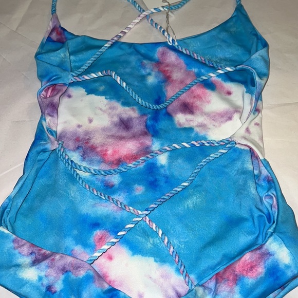 AYRA SWIM One Piece THONG Swimsuit Tie Dye - Picture 13 of 14